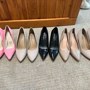 Women's Heels - Pink, Beige, Black